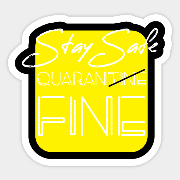 STAY SAFE PANDEMIC APPAREL Sticker by HAIFAHARIS